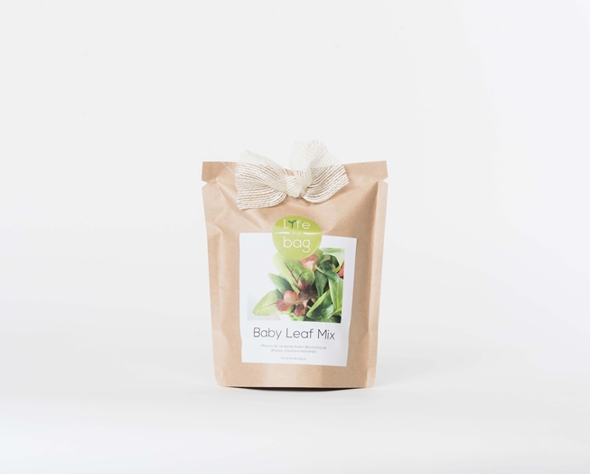 Grow your own baby leaves in this bag