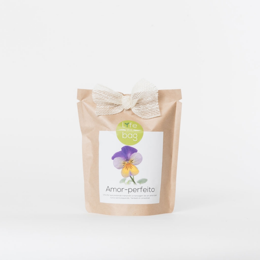 Grow your own wild pansy in this bag