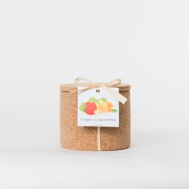 Grow your nasturtium in this cork pot