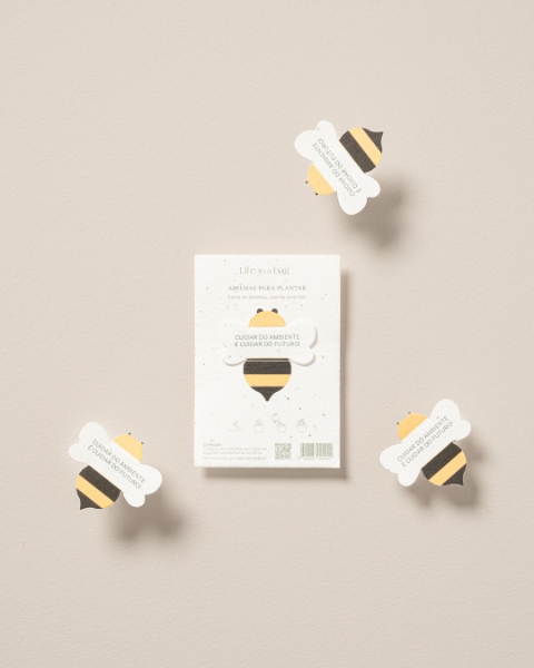 Picture of Plantable bee with card