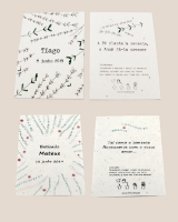 Bild von Postkarte | Faltblatt | Flyer aus Papier mit Samen